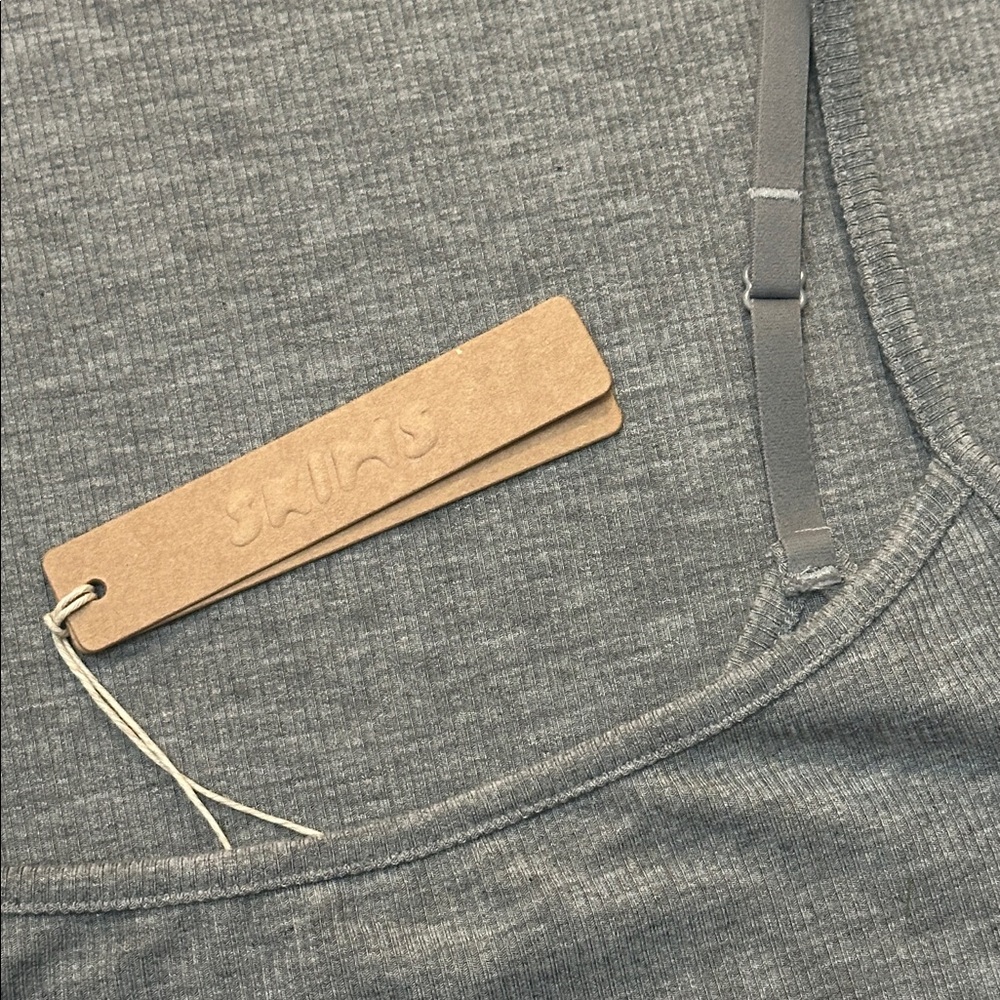 SKIMS Gray Ribbed Tank Dress - Picture 3 of 8